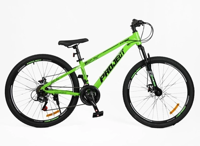 Велосипед 26 AL Corso «PROJECT»  RJ-26965 алюміній 13", (к-т SunRun) салатовий