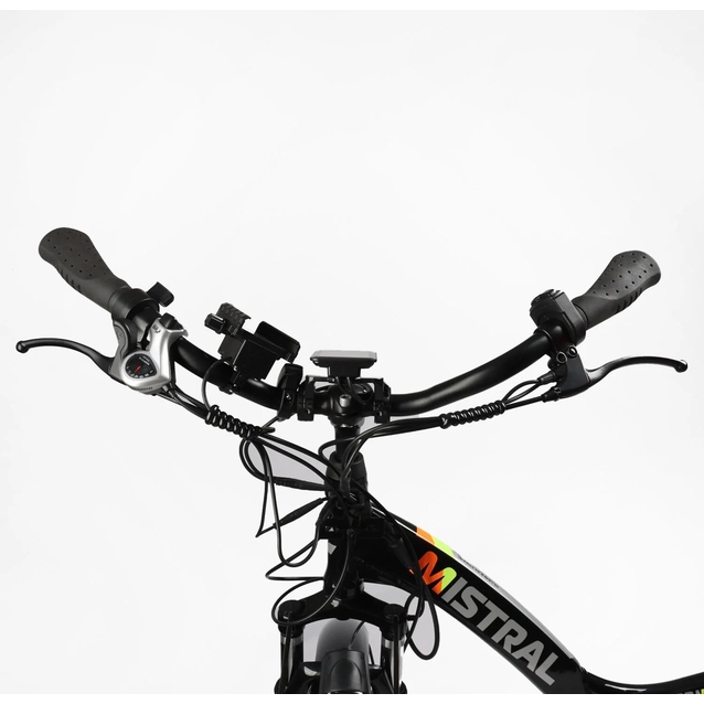 Електровелосипед 26 AL Corso «MISTRAL» MS-26219 алюміній, двигун 600W, акумулятор 48V20Ah, чорний фото westvelo.com