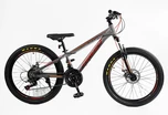 Велосипед 24 AL Corso «CONCEPT» CP-24931 алюміній 11", (к-т SHIMANO) сіро-червоний фото westvelo.com