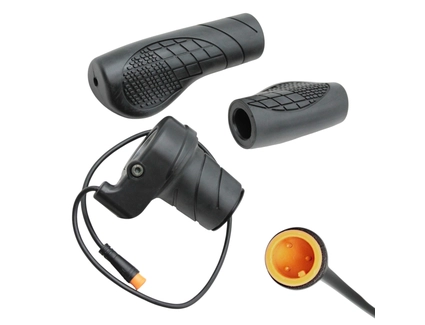 Ручка газу для електровелосипеда (KR-408/0024), круглий штекер (3 pin)