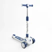 Самокат дитячий 3-х колісний Skyper RS-49500 синій, колеса PU Ø125mm/40mm зі світлом, музика та підсвічування платформи, кермо складне фото westvelo.com