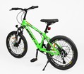 Велосипед 20 ST Corso «SPIRIT» ST-22155 сталь 11", (к-т SHIMANO) салатовий фото westvelo.com