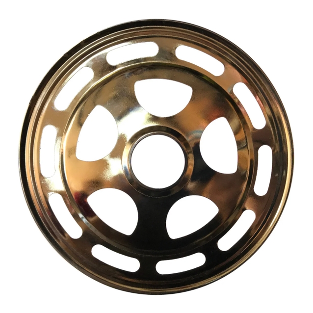 Захист касети сталевий нікель Ø18см великий фото westvelo.com