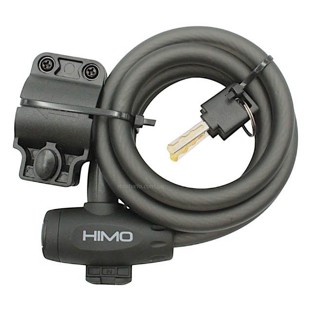Замок на ключ 508 Ø12mm L-1500mm, HIMO з кріпленням на раму фото westvelo.com