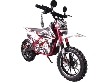 Електропітбайк Corso «BILLGERY» BLG-014056 двигун 1000W, акумулятор 36V 12Ah свинцево-кислотний, червоний, колеса 14"