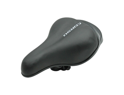 Сідло дитяче CORSO CLM-1618201 чорне з ручкою