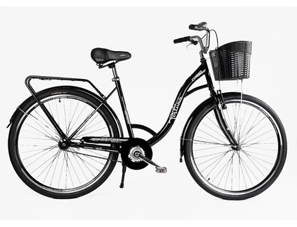 Міський велосипед 28 ST Corso «FORTUNA» FR-28175 сталь 20", чорний (+к/к/б)