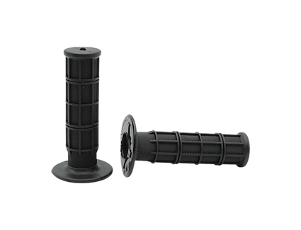 Мото гріпси "DY", чорні гумові з буртиком