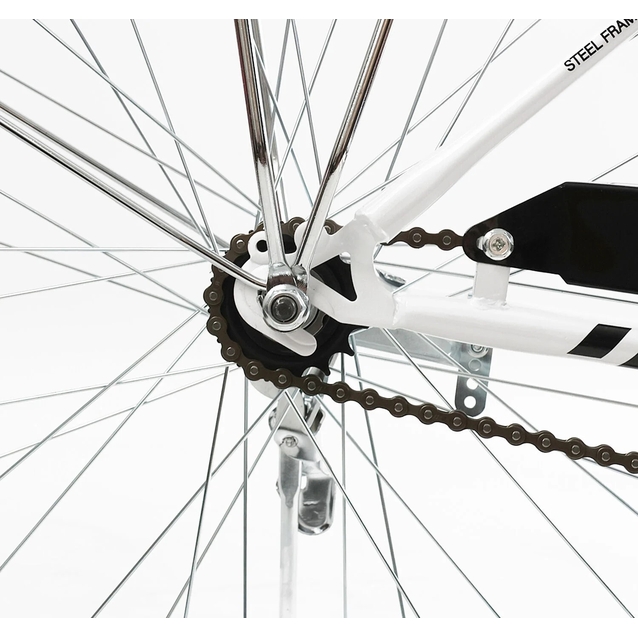 Міський велосипед 26 ST Corso «INSIDER» SD-26614 сталь 16,5", білий фото westvelo.com