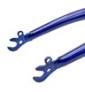 Вилка 28 сталева синя шток L-200mm р.з L-100mm фото westvelo.com