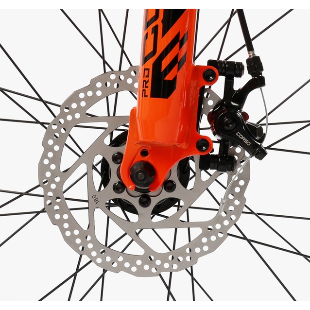 Велосипед 26 AL Corso «KORD» KD-14670 алюміній 13", (к-т SHIMANO) чорно-червоний фото westvelo.com