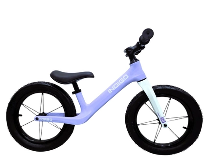 Велобіг 14 Corso надувні колеса, нейлонова рама «INDIGO» 6084-83 фіолетово-білий