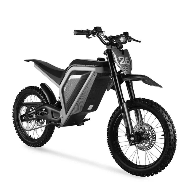 Електродіртбайк «EM-22» двигун 2500W, акумулятор 60V27Ah літієвий, графітовий, колеса 17" фото westvelo.com