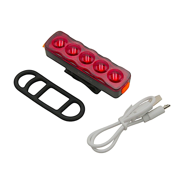 Мигалка usb зад. A-183 XFL-101,червона, 7 режимів фото westvelo.com