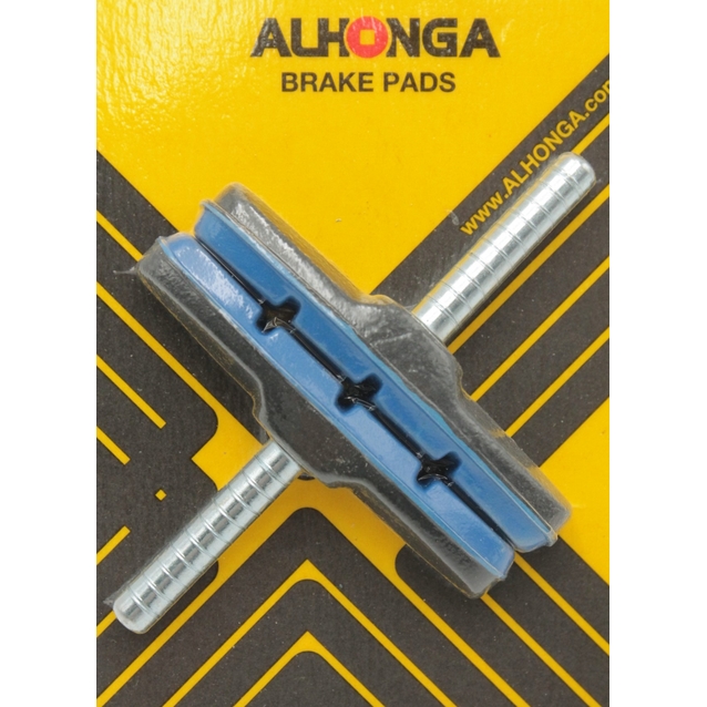 Колодки гальмівні кантиліверні штир ALHONGA сині фото westvelo.com