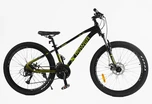 Велосипед 26 AL Corso «X-POWER» PW-75122 алюміній 13", (к-т SHIMANO) чорно-зелений фото westvelo.com