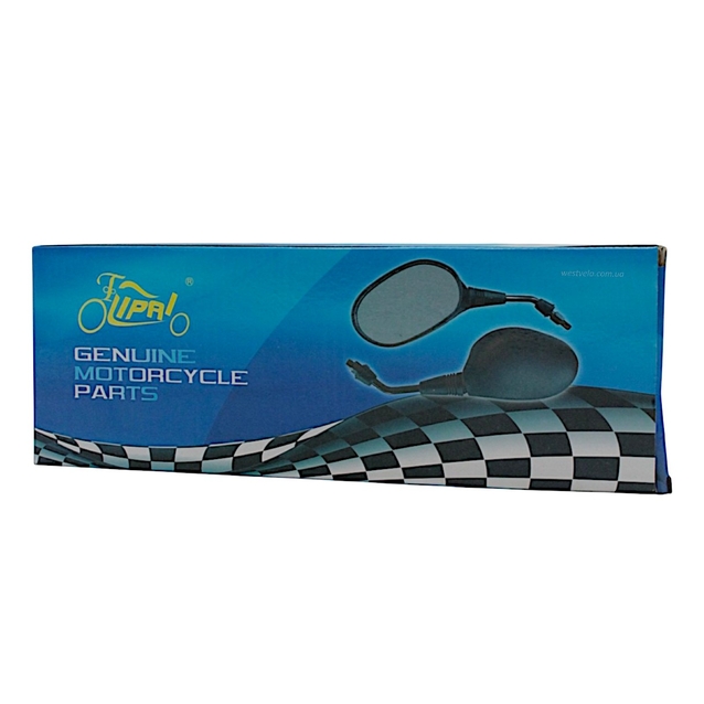 Дзеркало заднього виду Круглі LIPAI (Yamaha) (M8 R+L) складна ніжка фото westvelo.com