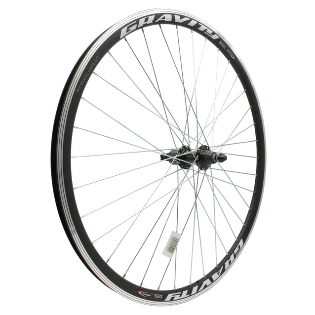 Колесо 28-29 зад, обід 2-ний чорний, втулка AL. Joy Tech, касета 8-10S, ексцентрик (Gravity) фото westvelo.com