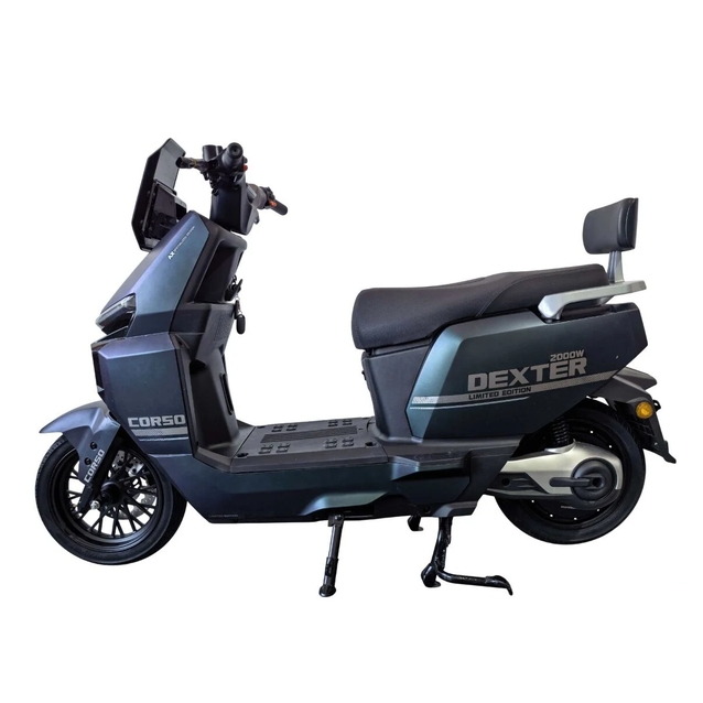 Електроскутер Corso «DEXTER» DX-492833, двигун 2000W, акумулятор 72V 35Ah графеновий, хамелеон, колеса 12" + 1 ящик. акум фото westvelo.com
