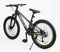 Велосипед 24 ST Corso «RIDER» RD-24605 сталь 11", (к-т LTWOO-A2) графітово-зелений фото westvelo.com