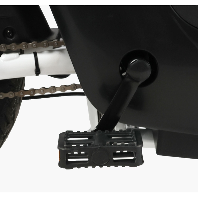 Електроскутер Corso «SWIFT» SW-902450, двигун 500W, акумулятор 60V/20Ah свинцево-кислотний, біло-червоний, колеса 14" + 1 ящик. акум фото westvelo.com