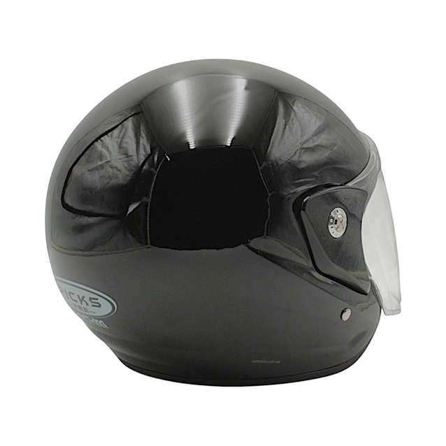 Мото шолом, відкритий (L) PICKS АТ-666 чорний глянець фото westvelo.com