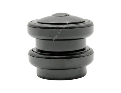 Рульовий набір мтв безрізьбовий чорний HEAD PAPTS (ST-D2-A) Ø28.6 (1-1/8") віночки з пелюстками