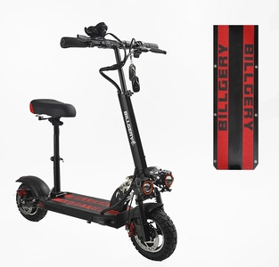 Електросамокат «BILLGERY» 777820 двигун 800W, акумулятор літієвий 48V15Ah, з сидінням, чорний