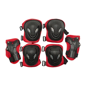 Комплект дитячого захисту "TK Sport" 612 чорно-червоний