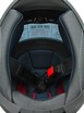Мото шолом, закритий (L) "220" чорно-синьо-сірий, глянцевий фото westvelo.com