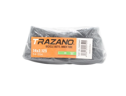 Камера 14 прямий ніпель AV 33 mm TRAZANO (2.125) (54-254)