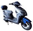 Електроскутер Corso «JOGGER» JG-417009, двигун 1500W, акумулятор 72V/25Ah свинцево-кислотний, сіро-синій + 1 ящик. акум, колеса 10" фото westvelo.com