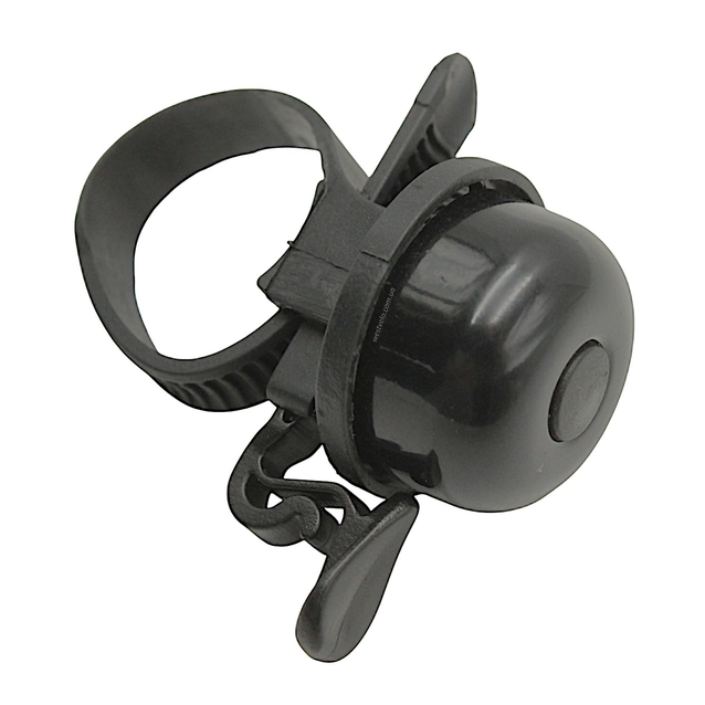 Дзвінок "Пінь-Пінь" F-20-3 (кріплення хомут) чорний фото westvelo.com