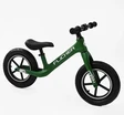 Велобіг 12 Corso надувні колеса, нейлонова рама «FLICKER»  FL-0228-76 зелений фото westvelo.com