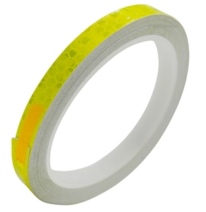 Світловідбивна стрічка Xiamen для велосипеда та мотоцикла Самоклейна 8 м. Жовта