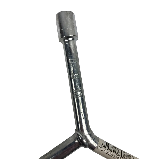 Ключ мерседес трьохсторонній з головками 8-9-10 фото westvelo.com