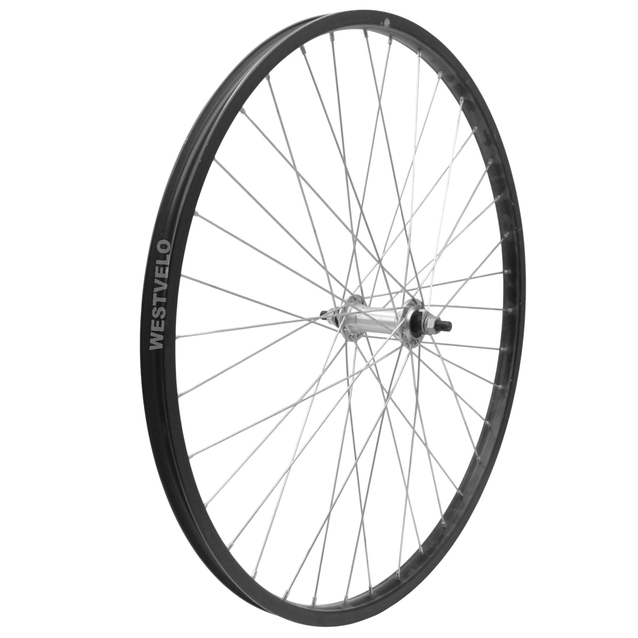 Колесо 26 перед, обід AL 1-ний чорний, втулка AL на віночках фото westvelo.com