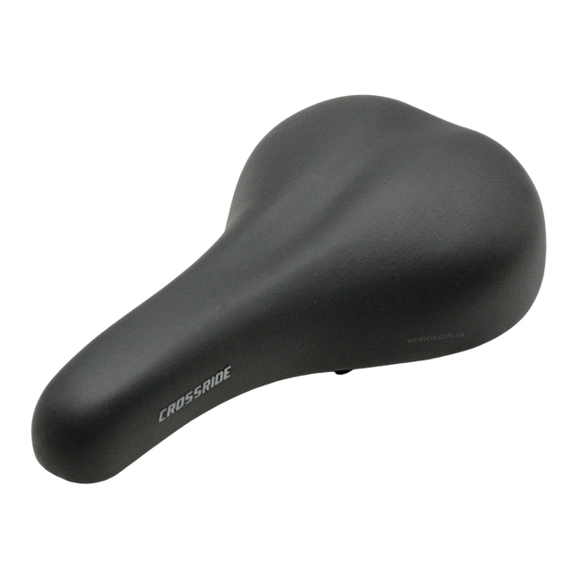 Сідло мтв CROSSRIDE № 088, чорне з катафотом фото westvelo.com
