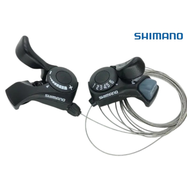 Манетки Shimano SL-TX30 (пів автомат)  3+6 швидкостей фото westvelo.com