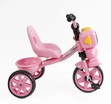 Дитячий велосипед 3-х колісний EVA (піна) Best Trike колеса 10-8, «Робот» BS-60413 рожевий, сталева рама, УКР.ОЗВУЧУВАННЯ, кошик фото westvelo.com