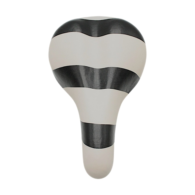 Сідло дитяче SDD-0006 Зебра (+замок) (230х145мм) чорно-біле фото westvelo.com