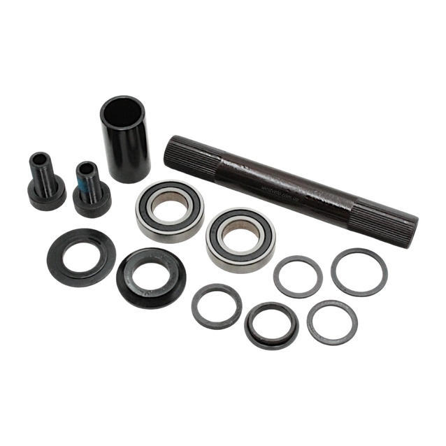 Каретка "шліци BMX KENLI (KL-11D) (48T-19мм" 140мм)  2 пром-підшипники (19*37*9) (Spanish Type) фото westvelo.com