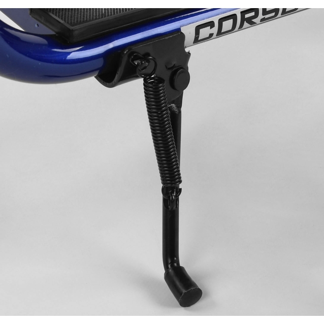 Самокат дитячий 2-х колісний, надувні колеса 16-12 Corso МХ 30609 синій, ручне переднє гальмо фото westvelo.com