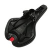 Сідло мтв 3071 чорне з червоними вставками фото westvelo.com