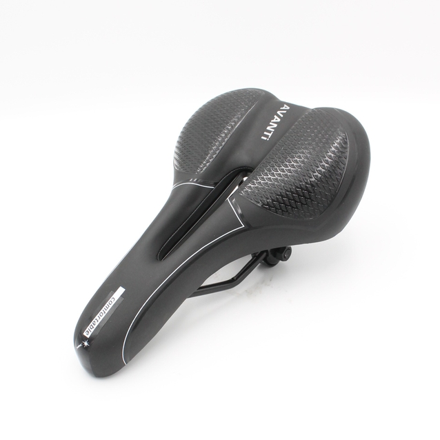 Сідло мтв з отвором AVANTI №110 (Comfortable), чорне фото westvelo.com