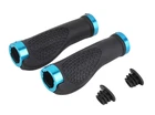 Гріпси ергономічні чорні з замком синім фото westvelo.com