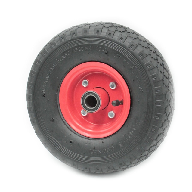 Колесо тачки "4" 3.00-4 (260-85) (4PR) під вісь Ø20 фото westvelo.com