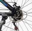 Велосипед 26 AL Corso «PULSAR» PL-26407 алюміній 13", (к-т SHIMANO) чорно-салатово-синій фото westvelo.com