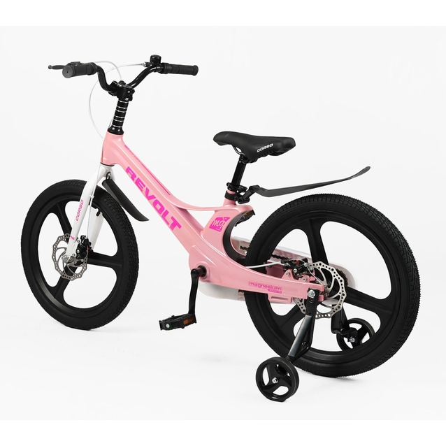 Дитячий велосипед 20 MG Corso «REVOLT» RV-20409 магнієва рама, світло рожевий фото westvelo.com