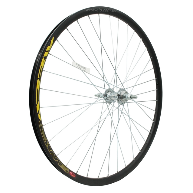 Колесо 26 зад, обід 2-ний чорний дисковий, втулка ST. на віночках, диск різьба фото westvelo.com